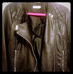 Calvin Klein Black Leather Jacket